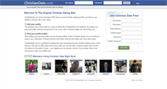 Desktop Screenshot of christiandate.com